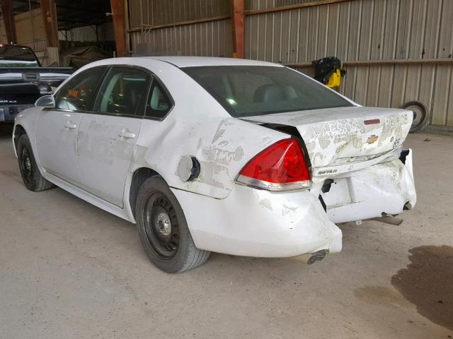 2G1WD5E35E1110075 - 2014 CHEVROLET IMPALA LIM WHITE photo 3