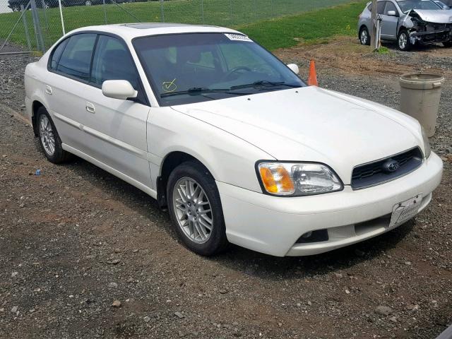 4S3BE625547204733 - 2004 SUBARU LEGACY L S WHITE photo 1