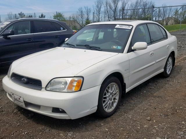 4S3BE625547204733 - 2004 SUBARU LEGACY L S WHITE photo 2