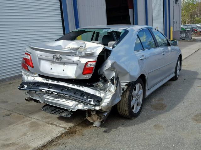 4T1BK46K17U549966 - 2007 TOYOTA CAMRY NEW SILVER photo 4