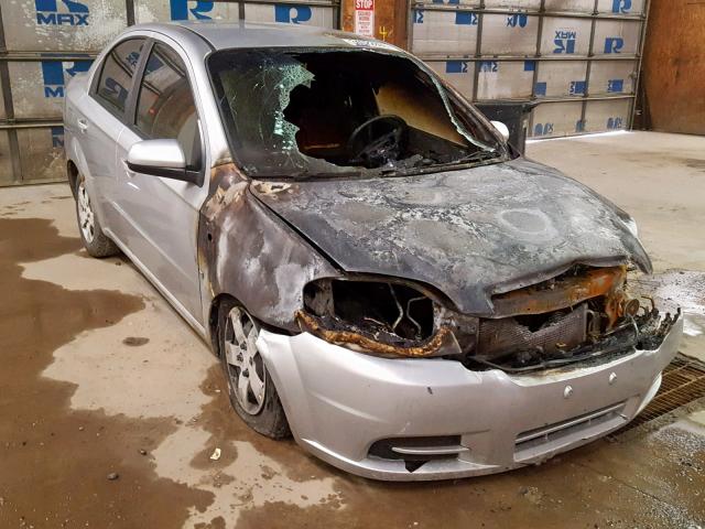 KL1TD56688B101904 - 2008 CHEVROLET AVEO BASE Gümüş foto 1