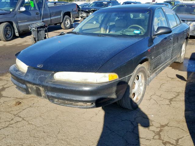 1G3WS52H3XF383816 - 1999 OLDSMOBILE INTRIGUE G BLACK photo 2
