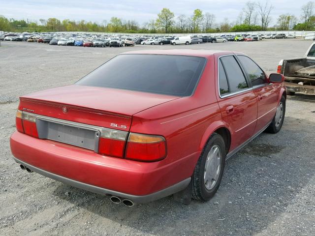 1G6KS54Y0WU930601 - 1998 CADILLAC SEVILLE SL MAROON photo 4