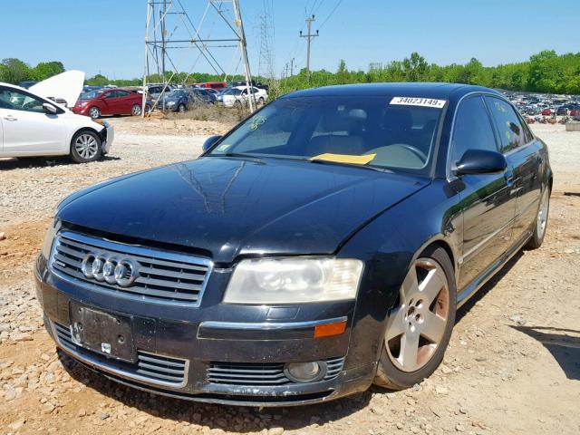 WAUML44E24N001548 - 2004 AUDI A8 L QUATT BLACK photo 2