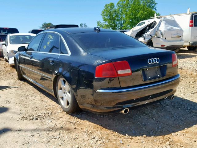 WAUML44E24N001548 - 2004 AUDI A8 L QUATT BLACK photo 3