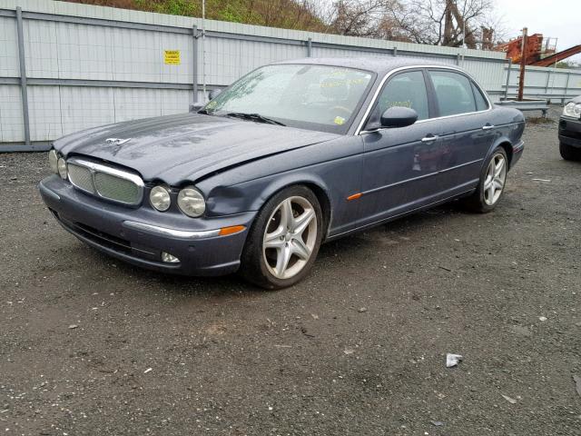 SAJWA79C25SG39011 - 2005 JAGUAR XJ8 L GRAY photo 2