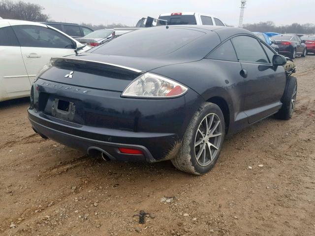 4A31K5DF1CE004234 - 2012 MITSUBISHI ECLIPSE GS BLACK photo 4