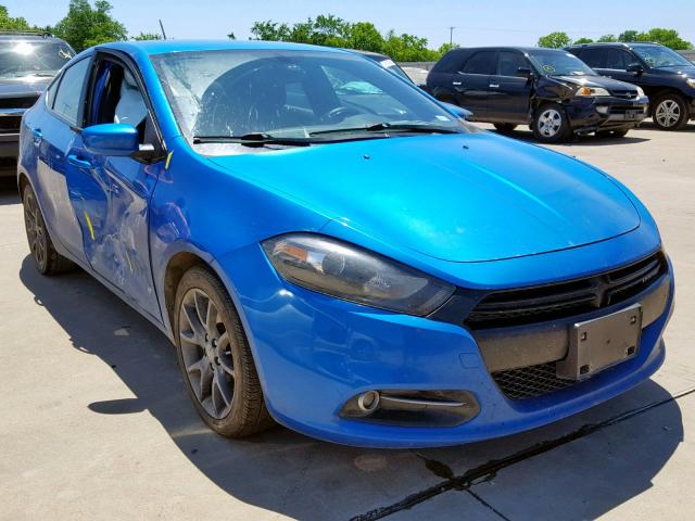 1C3CDFBB1FD402974 - 2015 DODGE DART SXT BLUE photo 1