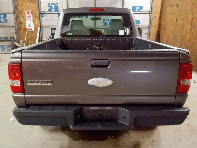 1FTYR10D98PA01782 - 2008 FORD RANGER GRAY photo 6
