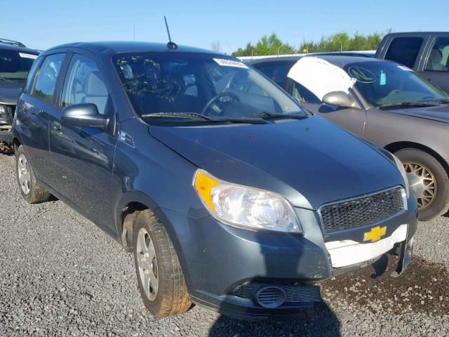 KL1TD6DE0AB094338 - 2010 CHEVROLET AVEO LS BLUE photo 1