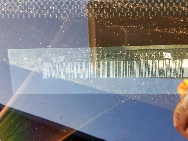 1G8AJ55F77Z188561 - 2007 SATURN ION LEVEL GRAY photo 10