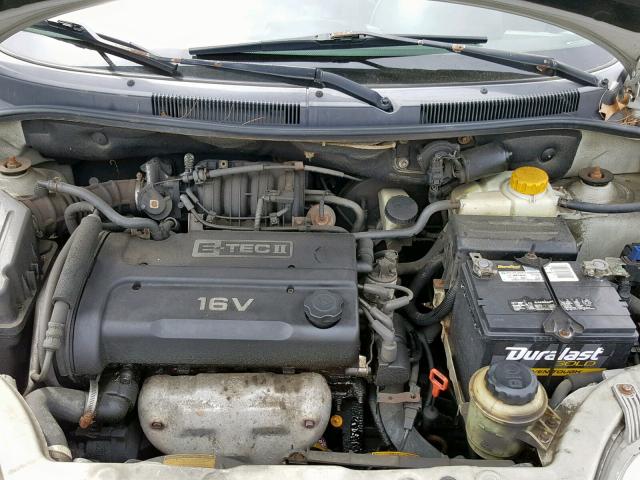 KL1TJ52654B195636 - 2004 CHEVROLET AVEO LS SILVER photo 7