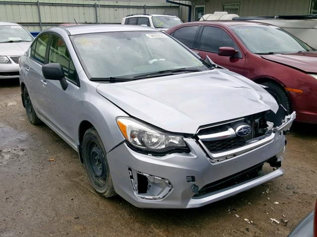 JF1GJAA64EG007736 - 2014 SUBARU IMPREZA SILVER photo 1