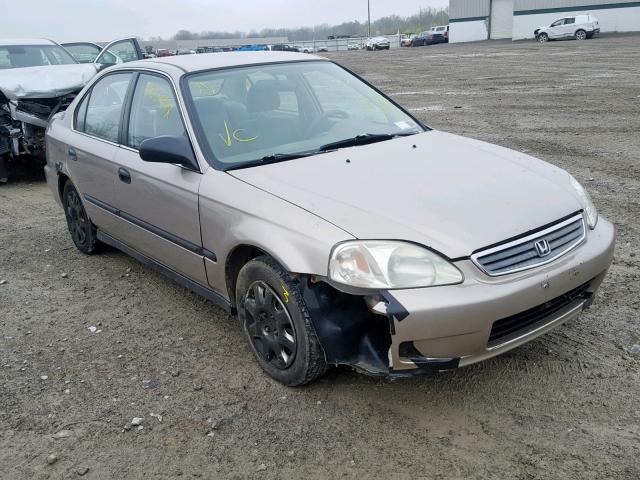 2HGEJ6675YH536672 - 2000 HONDA CIVIC LX SILVER photo 1