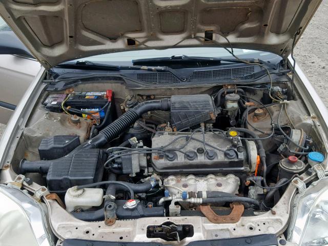 2HGEJ6675YH536672 - 2000 HONDA CIVIC LX SILVER photo 7