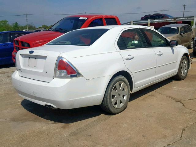 3FAFP06Z66R207289 - 2006 FORD FUSION S WHITE photo 4