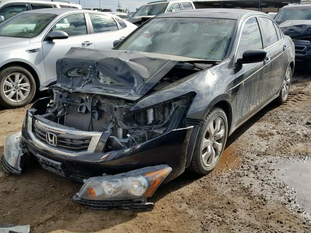 1HGCP2F82AA110241 - 2010 HONDA ACCORD EXL BLACK photo 2