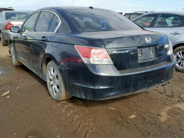 1HGCP2F82AA110241 - 2010 HONDA ACCORD EXL BLACK photo 3