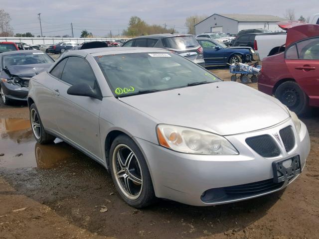 1G2ZH35NX74126444 - 2007 PONTIAC G6 GT SILVER photo 1