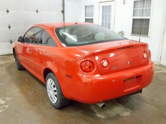 1G1AL15F077413450 - 2007 CHEVROLET COBALT LT RED photo 3