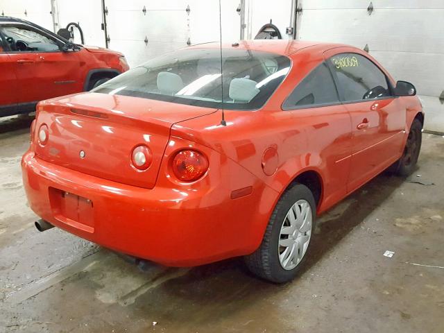 1G1AL15F077413450 - 2007 CHEVROLET COBALT LT RED photo 4