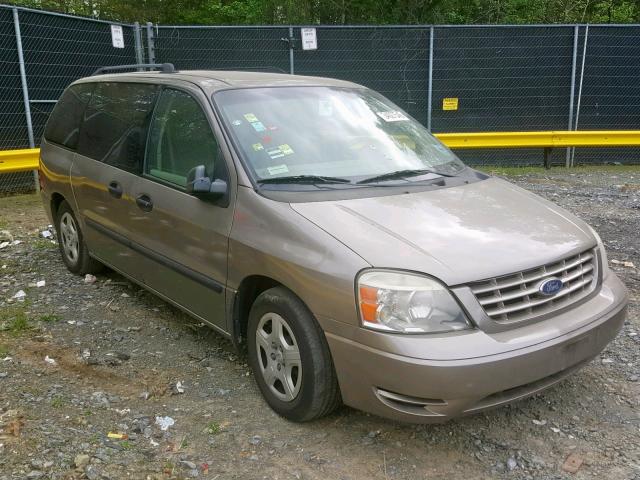 2FMZA51666BA21510 - 2006 FORD FREESTAR S BEIGE photo 1