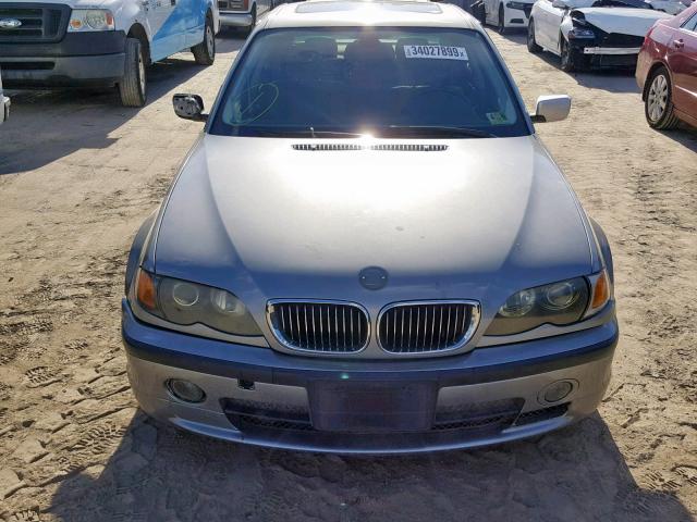 WBAEV534X4KM38051 - 2004 BMW 330 I GRAY photo 9