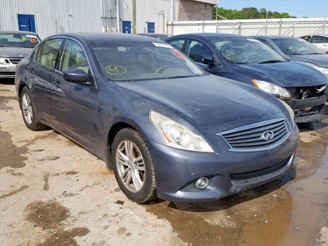 JN1DV6AP8BM830578 - 2011 INFINITI G25 BASE BLUE photo 1