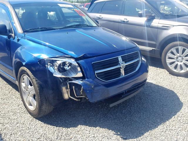 1B3HB48AX9D116475 - 2009 DODGE CALIBER SX BLUE photo 9