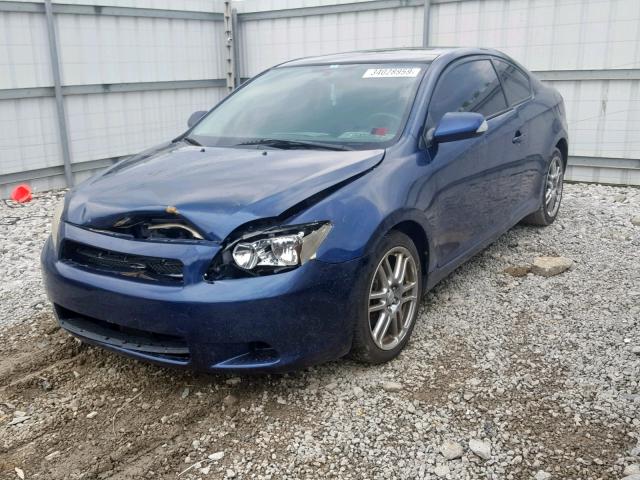 JTKDE177350058907 - 2005 TOYOTA SCION TC BLUE photo 2