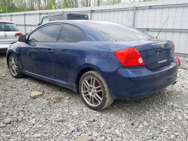 JTKDE177350058907 - 2005 TOYOTA SCION TC BLUE photo 3