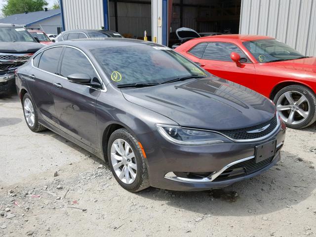 1C3CCCCBXFN704726 - 2015 CHRYSLER 200 C CHARCOAL photo 1