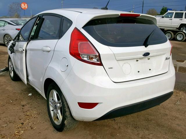 3FADP4EJ0HM118893 - 2017 FORD FIESTA SE WHITE photo 3