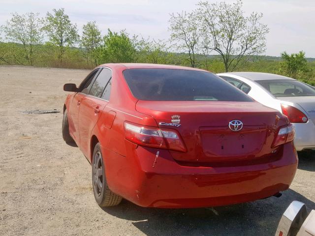 4T1BE46K87U048452 - 2007 TOYOTA CAMRY NEW RED photo 3