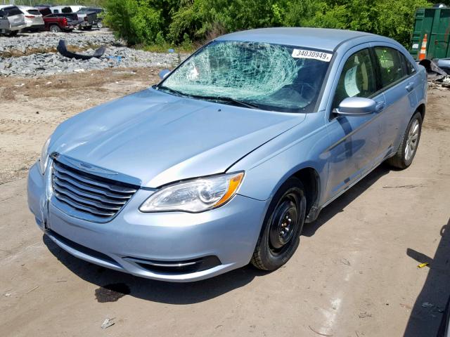 1C3CCBBB5DN597075 - 2013 CHRYSLER 200 TOURIN BLUE photo 2