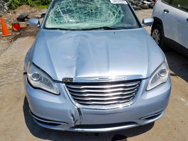 1C3CCBBB5DN597075 - 2013 CHRYSLER 200 TOURIN BLUE photo 9