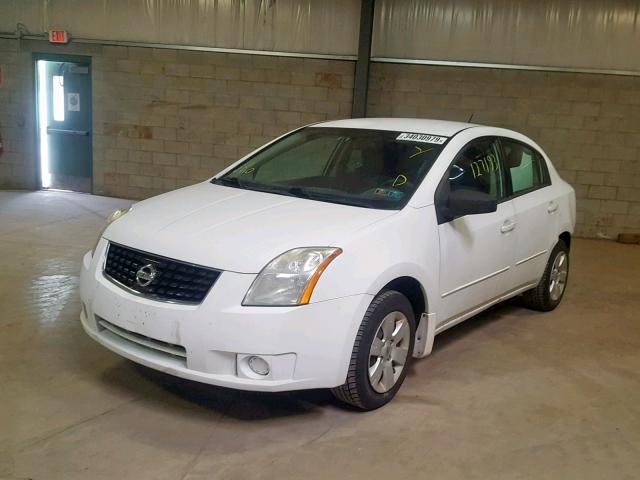 3N1AB61EX9L618537 - 2009 NISSAN SENTRA 2.0 WHITE photo 2