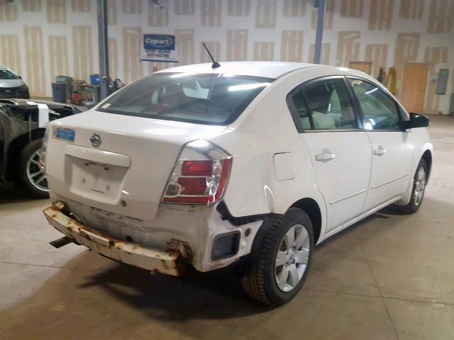 3N1AB61EX9L618537 - 2009 NISSAN SENTRA 2.0 WHITE photo 4