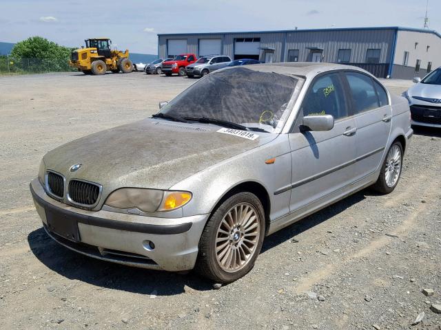 WBAEW53463PG23652 - 2003 BMW 330 XI SILVER photo 2