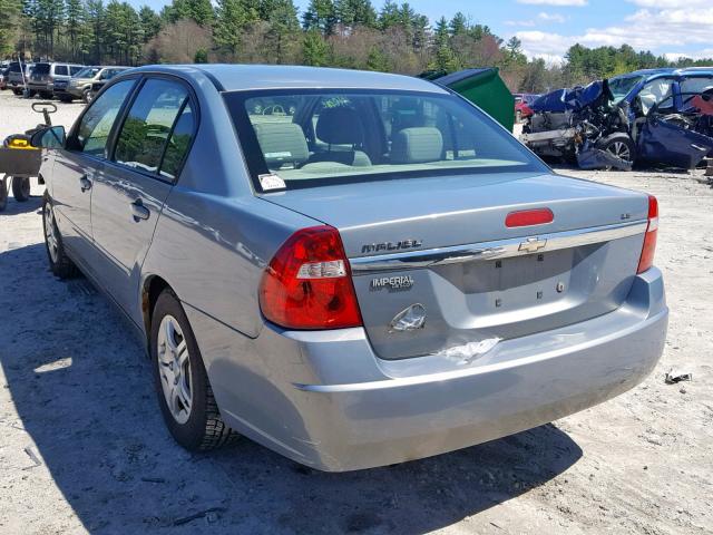 1G1ZS57F97F273303 - 2007 CHEVROLET MALIBU LS BLUE photo 3