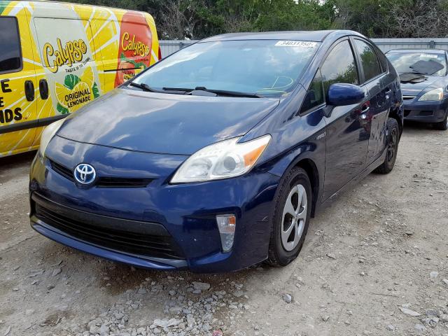 JTDKN3DU9C1599729 - 2012 TOYOTA PRIUS  photo 2