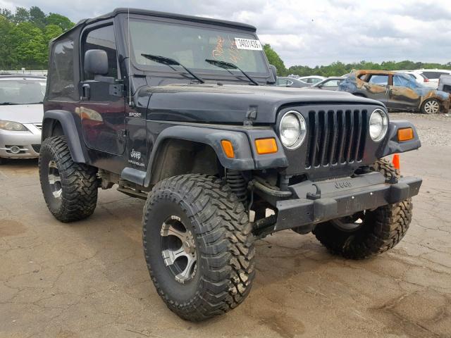 1J4FA49S66P748507 - 2006 JEEP WRANGLER / BLACK photo 1