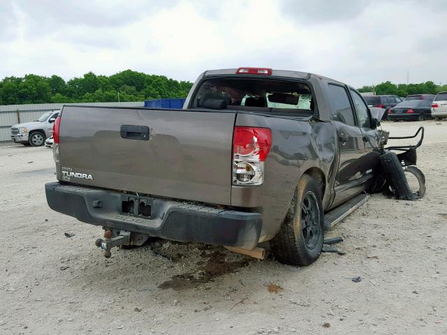 5TBEV54167S461128 - 2007 TOYOTA TUNDRA CRE BROWN photo 4