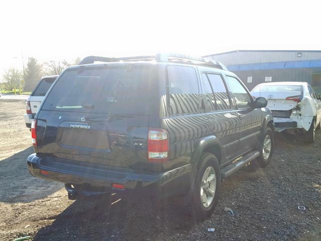 JN8DR09Y74W900305 - 2004 NISSAN PATHFINDER BLACK photo 4