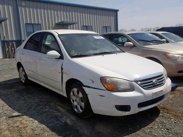 KNAFE221395587997 - 2009 KIA SPECTRA EX WHITE photo 1