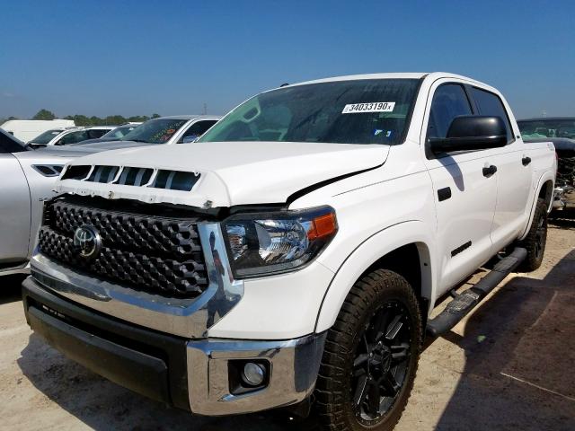 5TFEY5F16KX251448 - 2019 TOYOTA TUNDRA CREWMAX SR5  photo 2