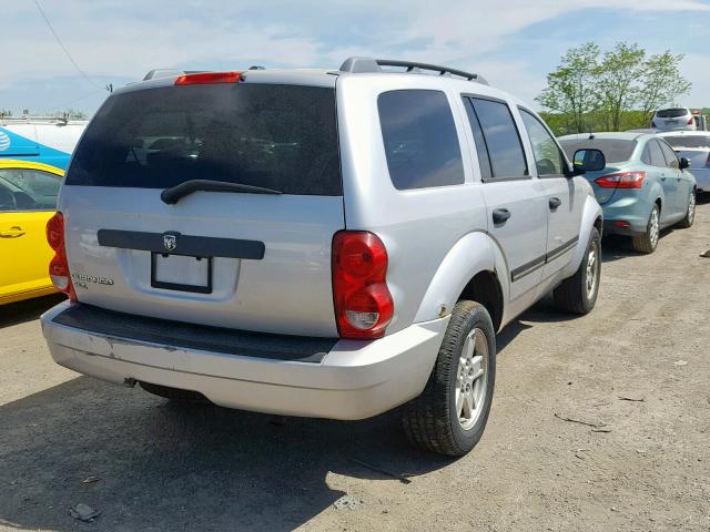 1D8HB48P47F579931 - 2007 DODGE DURANGO SL SILVER photo 4