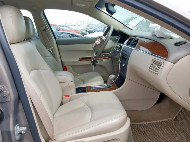 2G4WD582361315014 - 2006 BUICK LACROSSE C BEIGE photo 5