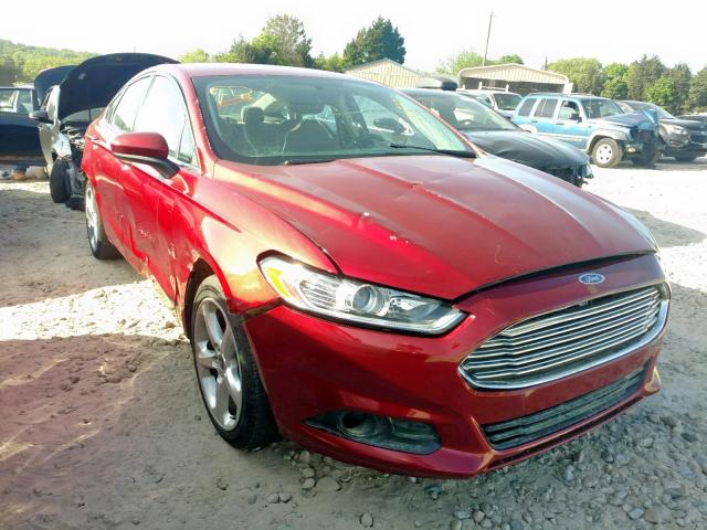 3FA6P0G74GR231234 - 2016 FORD FUSION S BURGUNDY photo 1