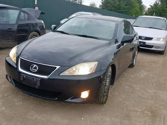 JTHBK262872058183 - 2007 LEXUS IS 250 BLACK photo 2